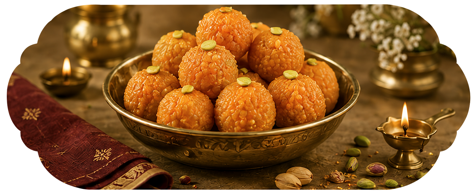 Traditional sweets display